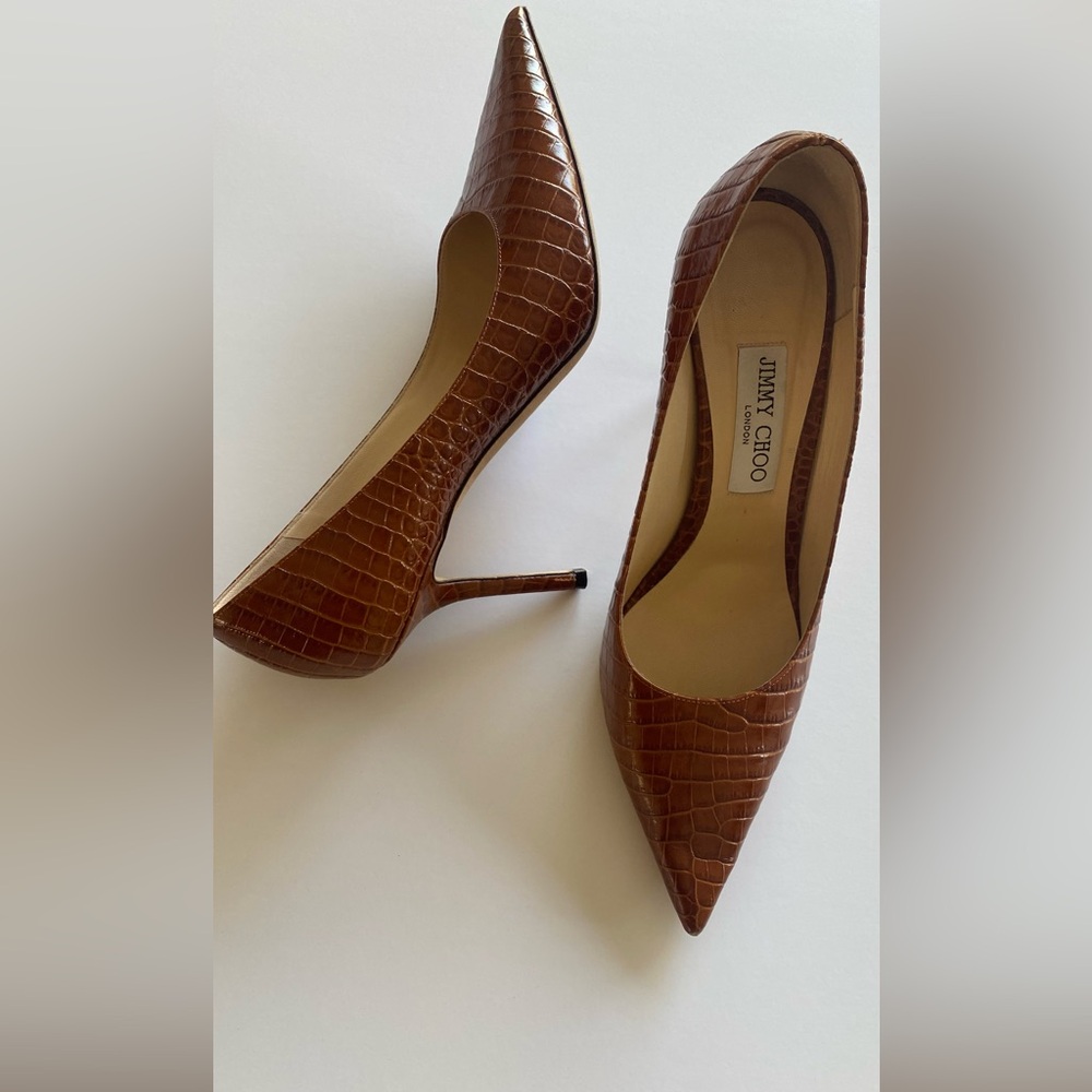 Jimmy Choo Love Crocodile pumps 9.5 - Picture 7 of 12